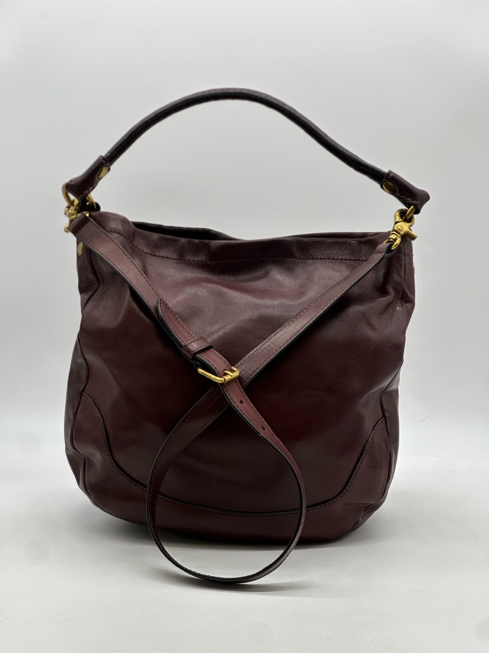 Frye Melissa Hobo Leather Bag.